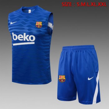maglia gilet Barcellona blu 2022