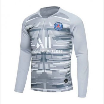portiere maglia PSG manica lunga grigio 2020