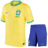 prima maglia Brasile bambino Coppa del Mondo 2022
