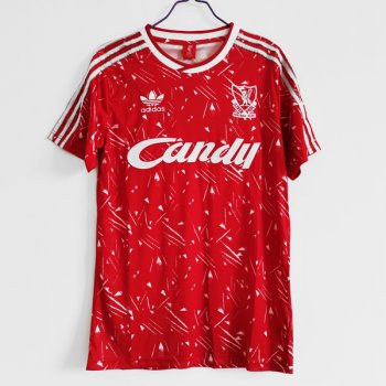 prima maglia Liverpool Retro 1989-91 rosso