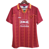 prima maglia Roma Retro 1996-1997 rosso