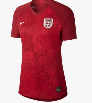 seconda maglia Inghilterra mondiale di calcio femminile 2019