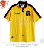 seconda maglia Scozia Retro 1996-98 giallo