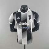 Versione del giocatore maglia Juventus Nero-01 2023