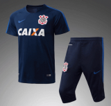 maglia Corinthians formazione blu marino 2017 2018