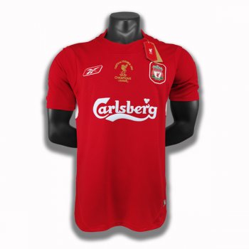 prima maglia Liverpool Retro 2005 rosso