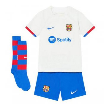 seconda maglia Barcellona bambino 2024 con calze