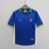 seconda maglia Portogallo Retro Blu 1998