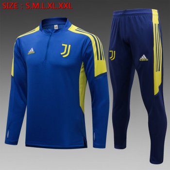 maglia Juve formazione manica lunga blu 2023
