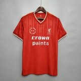 prima maglia Liverpool Retro 1985-1986
