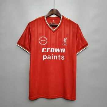 prima maglia Liverpool Retro 1985-1986