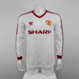 maglia Manchester United Retro manica lunga bianco 1986