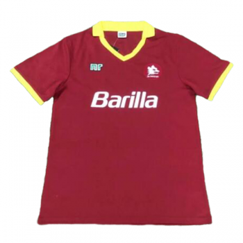 prima maglia Roma Retro 1989-1990 rosso