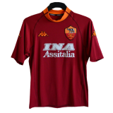 prima maglia Roma Retro 2000-2001 rosso