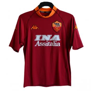 prima maglia Roma Retro 2000-2001 rosso