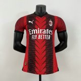 Versione del giocatore maglia AC Milan casa 2024
