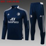 maglia Feyenoord formazione manica lunga blu 2023