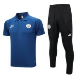 maglia Manchester City Polo Blu 2024