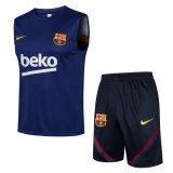 maglia gilet Barcellona blu navy 2022