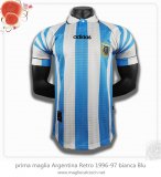 prima maglia Argentina Retro 1996-97 bianca Blu