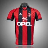 prima maglia Milan Retro 1998-1999