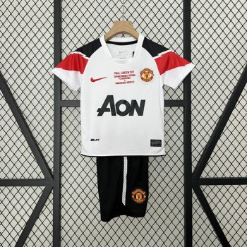 seconda maglia Manchester United bambino Retro UCL 2010-2011