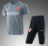 maglia AS Monaco formazione grigio 2017 2018