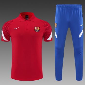 maglia Barcellona Polo Rosso Blu 2023