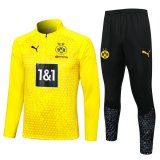 maglia Borussia Dortmund formazione manica lunga Giallo-01 2024