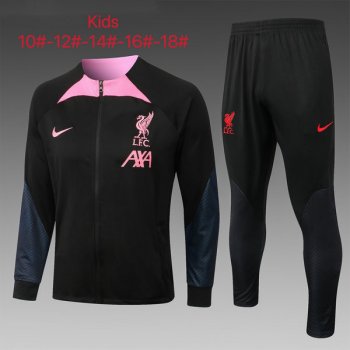 maglia Liverpool Giacca bambino nera 2023