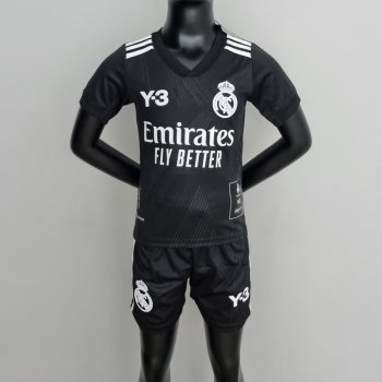 maglia Real Madrid Y3 bambino Nero 2023