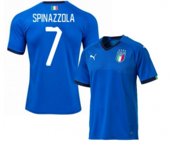 prima maglia Italia blu SPINAZZOLA 2018