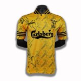 seconda maglia Liverpool Retro 1994-96 giallo