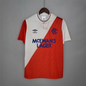 seconda maglia Rangers Retro 1987-1988