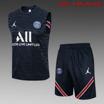 maglia gilet PSG Blu marino 2022