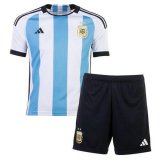 prima maglia Argentina bambino Coppa del Mondo 2022