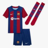 prima maglia Barcellona bambino 2024 con calze