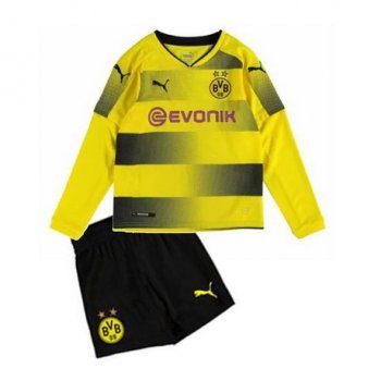 prima maglia Borussia Dortmund manica lunga bambino 2018