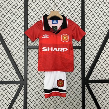 prima maglia Manchester United bambino Retro 1994-1996