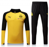 maglia Borussia Dortmund formazione manica lunga giallo-02 2018