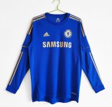 prima maglia Chelsea Retro manica lunga 2012-13 blu