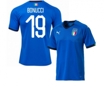 prima maglia Italia blu BONUCCI 2018