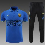 maglia Barcellona Polo Buio Blu 2023