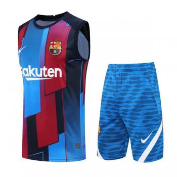 maglia gilet Barcellona blu-01 2022
