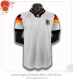 prima maglia Germania Retro 1992 bianca