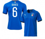 prima maglia Italia blu BARESI 2018