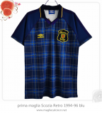 prima maglia Scozia Retro 1994-96 blu