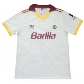 seconda maglia Roma Retro 1991-1992 bianca