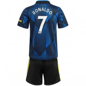 terza maglia Manchester United bambino Ronaldo 2022