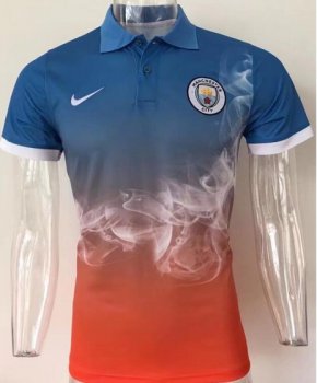 maglia Manchester City Polo blu 2018